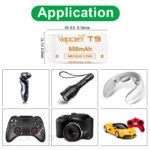Baterie Vapcell 16340 T9 950 mAh 3A » Lanternaputernica.RO
