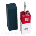 Fisher Space Pen, model Shuttle cu design negru în carouri – B4 » Lanternaputernica.RO
