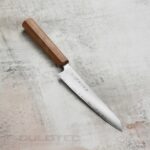 Cuțit de bucătărie Tojiro REPPU Kiritsuke Petty, 150 mm, FD-1360 – oțel laminat SG2 – mâner din lemn de tec » Lanternaputernica.RO