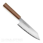 Cuțit de bucătărie Tojiro REPPU Kiritsuke Gyuto, 210 mm, FD-1362 – lamă laminată din oțel SG2 – mâner din lemn de tec » Lanternaputernica.RO