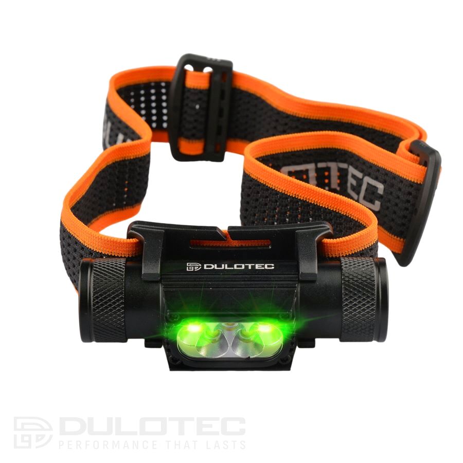 Far puternic Dulotec H5 + baterie de 3400 mAh, cu lumină albă și verde » Lanternaputernica.RO Far puternic Dulotec H5 + baterie de 3400 mAh, cu lumină albă și verde » Lanternaputernica.RO