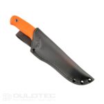 Cuțit cu lamă fixă Linder Super Edge 2 – mâner portocaliu » Lanternaputernica.RO