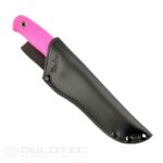 Cuțit cu lamă fixă Linder Super Edge 2 – mâner roz » Lanternaputernica.RO