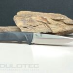 Cuțit cu lamă fixă Linder Joe Vogel Evo-X Super Edge 7 — mâner portocaliu » Lanternaputernica.RO