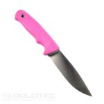 Cuțit cu lamă fixă Linder Drugar Super Edge 6 – mâner roz » Lanternaputernica.RO