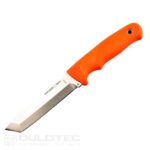 Cuțit Linder Worker Super Edge 8 cu lamă fixă – mâner portocaliu » Lanternaputernica.RO