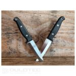 Cuțit cu lamă fixă Joe Vogel Evolution Linder Wanger – mâner negru » Lanternaputernica.RO