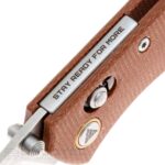 Cuțit pliant SRM 255L-MN – mâner din Micarta și oțel 10Cr15MoV » Lanternaputernica.RO