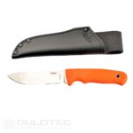 Cuțit cu lamă fixă Linder Super Edge 2 – mâner portocaliu » Lanternaputernica.RO