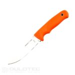 Cuțit cu lamă fixă Linder Drugar Super Edge 6 – mâner portocaliu » Lanternaputernica.RO