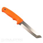 Cuțit Linder Worker Super Edge 8 cu lamă fixă – mâner portocaliu » Lanternaputernica.RO