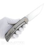 Cuțit pliant SRM 1411-TZ – mâner din titan și oțel 154CM » Lanternaputernica.RO
