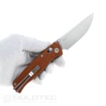Cuțit pliant SRM 255L-MN – mâner din Micarta și oțel 10Cr15MoV » Lanternaputernica.RO