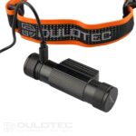 Lampă frontală puternică Dulotec H2 V2.0 + baterie de 3000 mAh, cu lumină albă și roșie » Lanternaputernica.RO