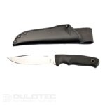 Cuțit cu lamă fixă Linder Super Edge 5 – mâner negru » Lanternaputernica.RO