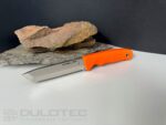 Cuțit Linder Worker Super Edge 8 cu lamă fixă – mâner portocaliu » Lanternaputernica.RO