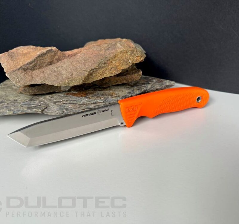 Cuțit Linder Worker Super Edge 8 cu lamă fixă – mâner portocaliu » Lanternaputernica.RO