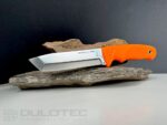 Cuțit Linder Worker Super Edge 8 cu lamă fixă – mâner portocaliu » Lanternaputernica.RO
