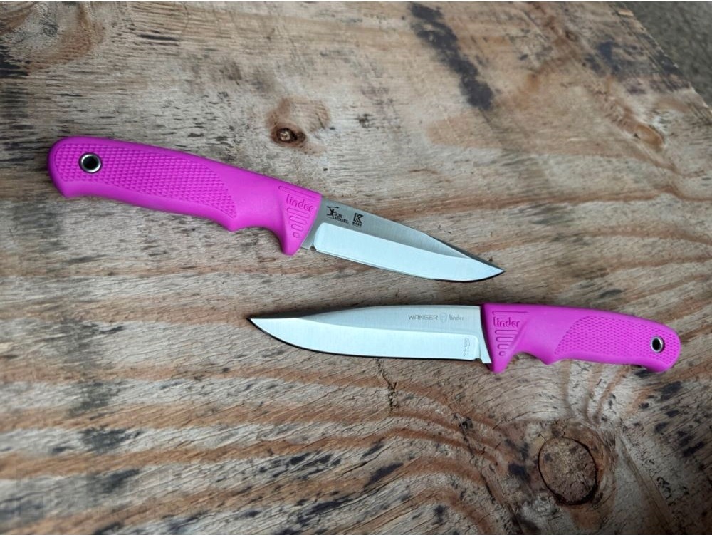 Cuțit cu lamă fixă Linder Joe Vogel Evo-X Super Edge 7 – mâner roz » Lanternaputernica.RO Cuțit cu lamă fixă Linder Joe Vogel Evo-X Super Edge 7 – mâner roz » Lanternaputernica.RO