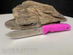 Cuțit cu lamă fixă Linder Super Edge 2 – mâner roz » Lanternaputernica.RO