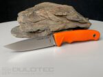 Cuțit cu lamă fixă Linder Drugar Super Edge 6 – mâner portocaliu » Lanternaputernica.RO