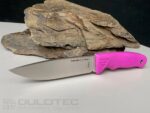 Cuțit cu lamă fixă Linder Drugar Super Edge 6 – mâner roz » Lanternaputernica.RO