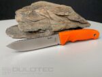 Cuțit cu lamă fixă Linder Super Edge 2 – mâner portocaliu » Lanternaputernica.RO