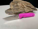 Cuțit cu lamă fixă Linder Super Edge 1 – mâner roz » Lanternaputernica.RO