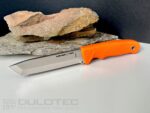 Cuțit Linder Worker Super Edge 8 cu lamă fixă – mâner portocaliu » Lanternaputernica.RO