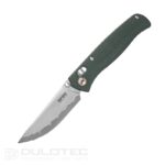 Cuțit pliabil SRM 255L-MB2 – mâner din Micarta și lamă din oțel laminat 140Cr » Lanternaputernica.RO