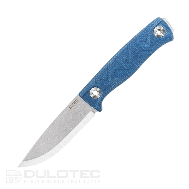 Cuțit de călătorie SRM 702T cu lamă fixă din oțel Sandvik 14C28N » Lanternaputernica.RO