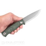 Cuțit de călătorie SRM 702T cu lamă fixă din oțel Sandvik 14C28N » Lanternaputernica.RO