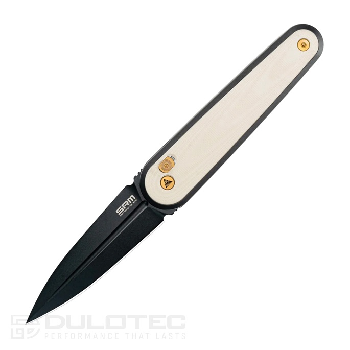 Cuțit pliant SRM 251MB-GT2 – mâner din G10 și oțel N690 » Lanternaputernica.RO