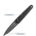 Cuțit pliant SRM 251MB-GB – mâner din G10 cu acoperire din carbon și oțel N690 » Lanternaputernica.RO