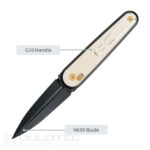 Cuțit pliant SRM 251MB-GT2 – mâner din G10 și oțel N690 » Lanternaputernica.RO