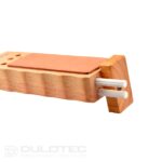 Ascuțitor pentru cuțite Dulotec V-Force cu diamant și ceramică, prevăzut cu curea din piele » Lanternaputernica.RO