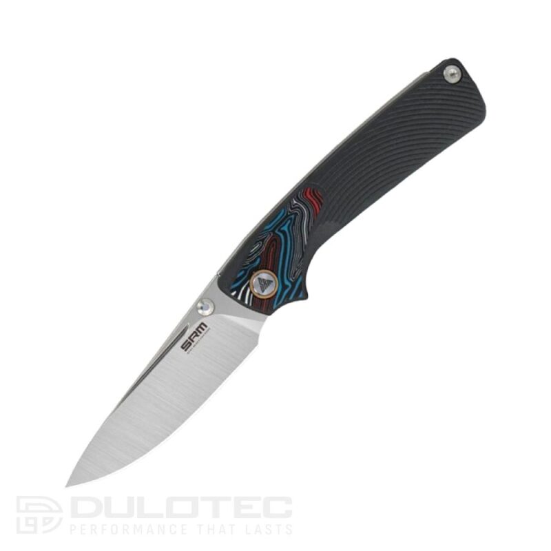 Cuțit pliant SRM 106M-GK – mâner din G10 și oțel 14C28N » Lanternaputernica.RO