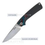 Cuțit pliant SRM 106M-GK – mâner din G10 și oțel 14C28N » Lanternaputernica.RO