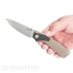 Cuțit pliant SRM 106M-GW – mâner din G10 și oțel 14C28N » Lanternaputernica.RO