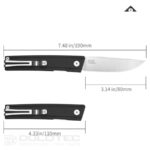 Cuțit pliant SRM 401LC-GB – mâner din G10 și oțel 10Cr15MoV » Lanternaputernica.RO
