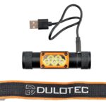 Lampă frontală puternică Dulotec H3 Pro + baterie de 4000 mAh, lumină albă de până la 2400 lumeni » Lanternaputernica.RO