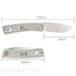 Cuțit pliant SRM 105M-GK – mâner din G10 și oțel 14C28N » Lanternaputernica.RO