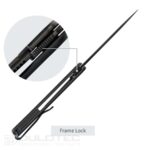 Cuțit pliant SRM 135-GB – mâner din G10 și oțel 14C28N » Lanternaputernica.RO