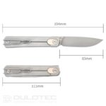 Cuțit pliant SRM 135-GT – mâner din G10 și oțel 14C28N » Lanternaputernica.RO
