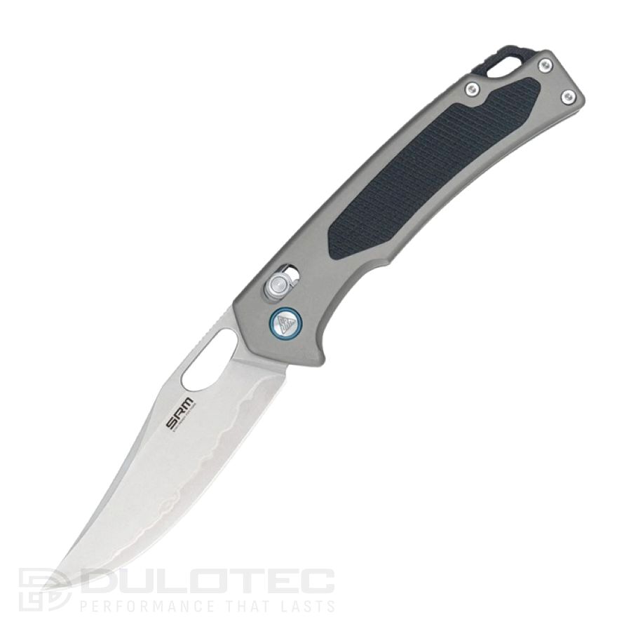 Cuțit pliant SRM Retriever 9203-AK – Mâner din aliaj de aluminiu și lamă laminată din oțel 140Cr » Lanternaputernica.RO Cuțit pliant SRM Retriever 9203-AK – Mâner din aliaj de aluminiu și lamă laminată din oțel 140Cr » Lanternaputernica.RO