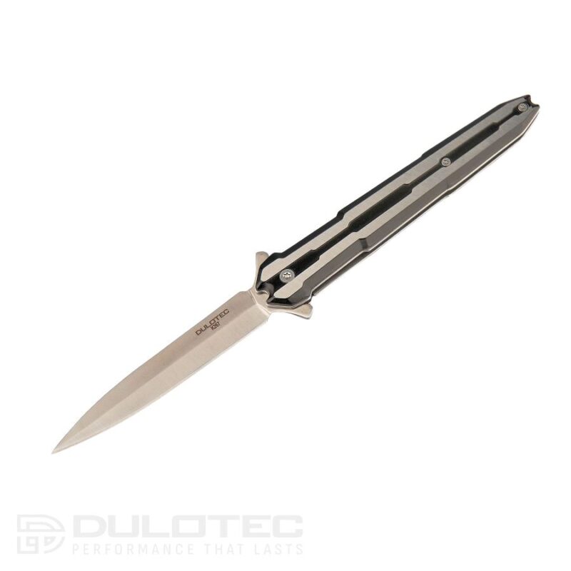 Cuțit pliant Dulotec K267 – mâner din oțel și oțel inoxidabil 440C » Lanternaputernica.RO