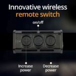 Lanternă Dulotec Multi Zoom, 1.200 lumeni, rază de acțiune de până la 1.300 de metri, cu telecomandă » Lanternaputernica.RO