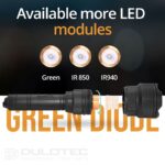 Lanternă Dulotec Multi Zoom, 1.200 lumeni, rază de acțiune de până la 1.300 de metri, cu telecomandă » Lanternaputernica.RO