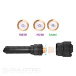 Lanternă Dulotec Multi Zoom, 1.200 lumeni, rază de acțiune de până la 1.300 de metri, cu telecomandă » Lanternaputernica.RO
