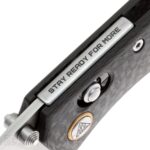 Cuțit pliabil SRM Medal 255L-CB — mâner din fibră de carbon și lamă din oțel laminat 140Cr » Lanternaputernica.RO